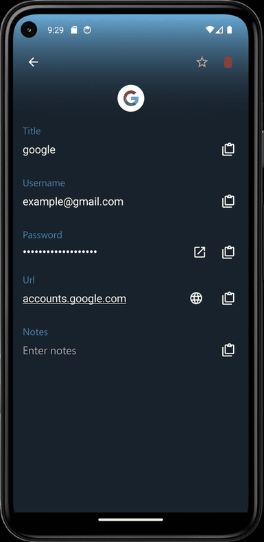 Vault screenshot