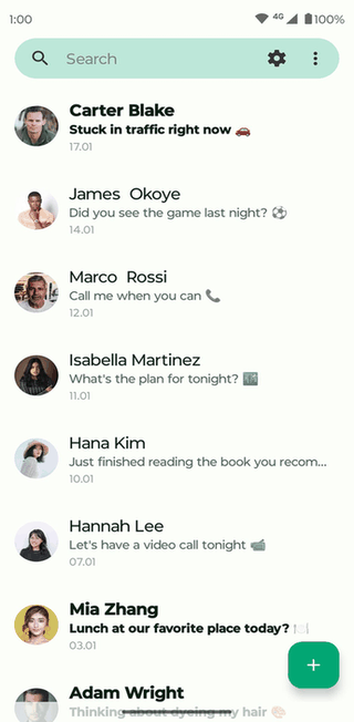 Fossify SMS Messenger screenshot