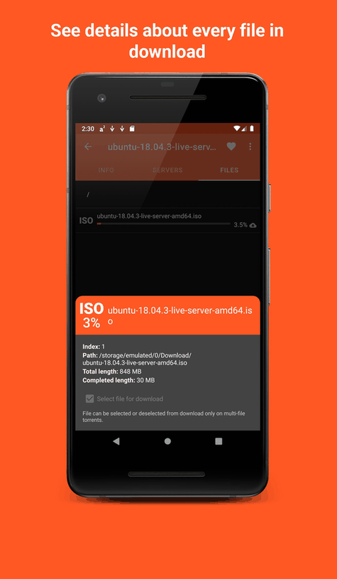 Aria2App screenshot