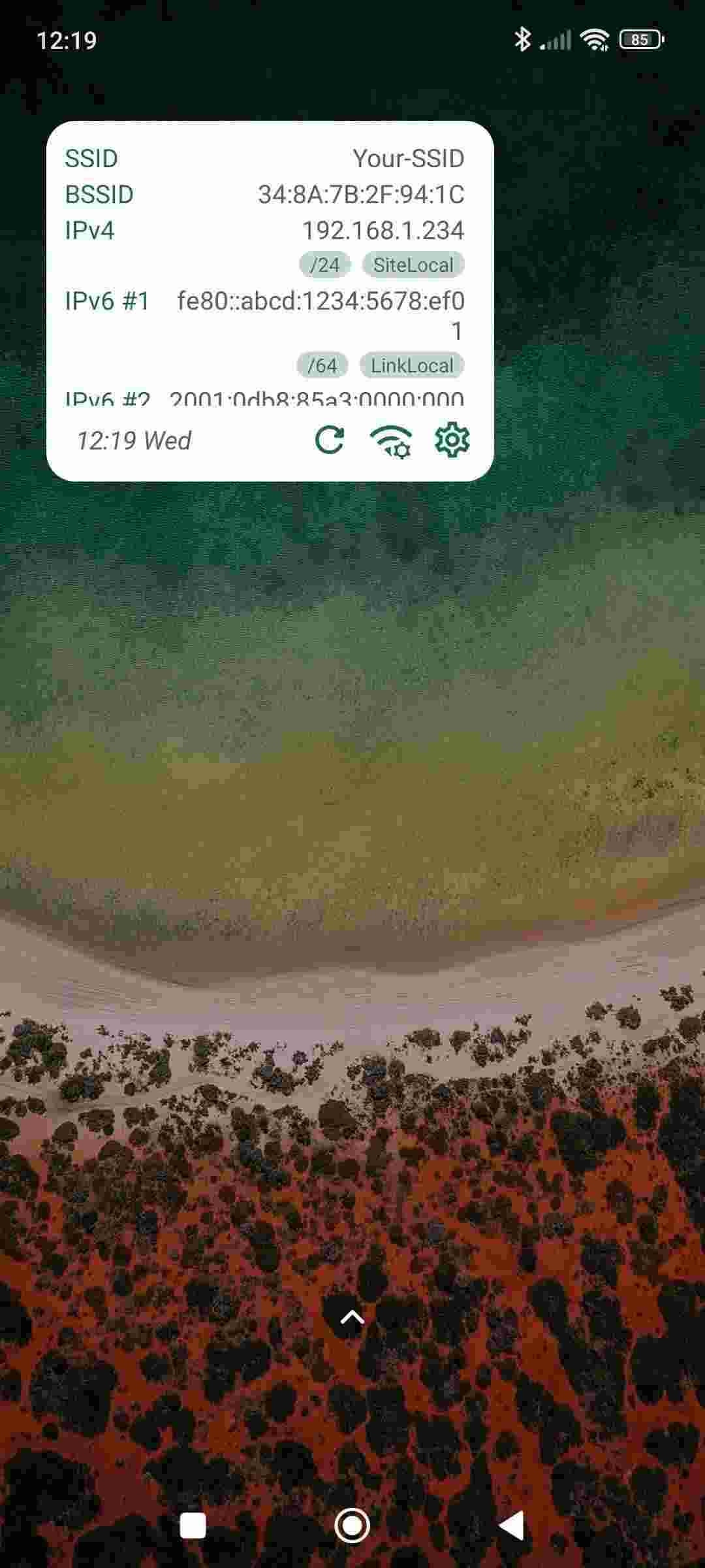 WiFi Widget screenshot