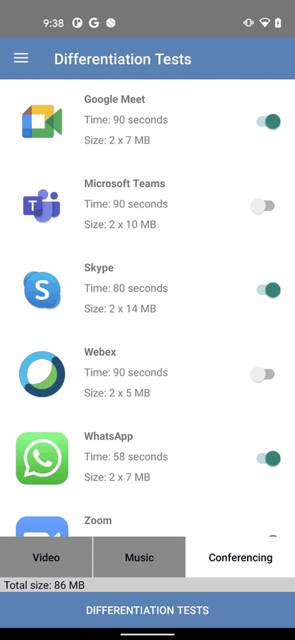 Wehe screenshot
