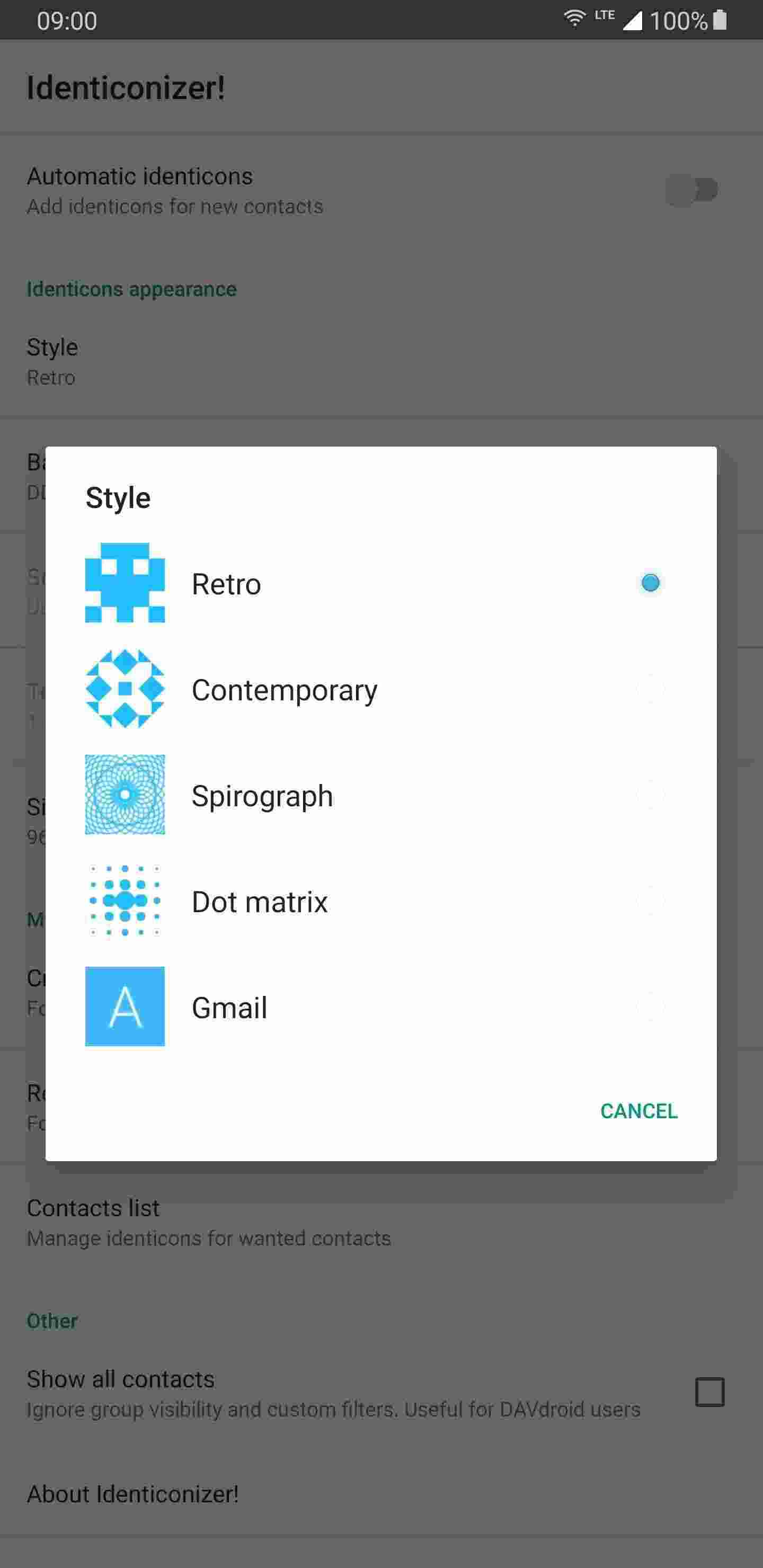 Identiconizer! screenshot