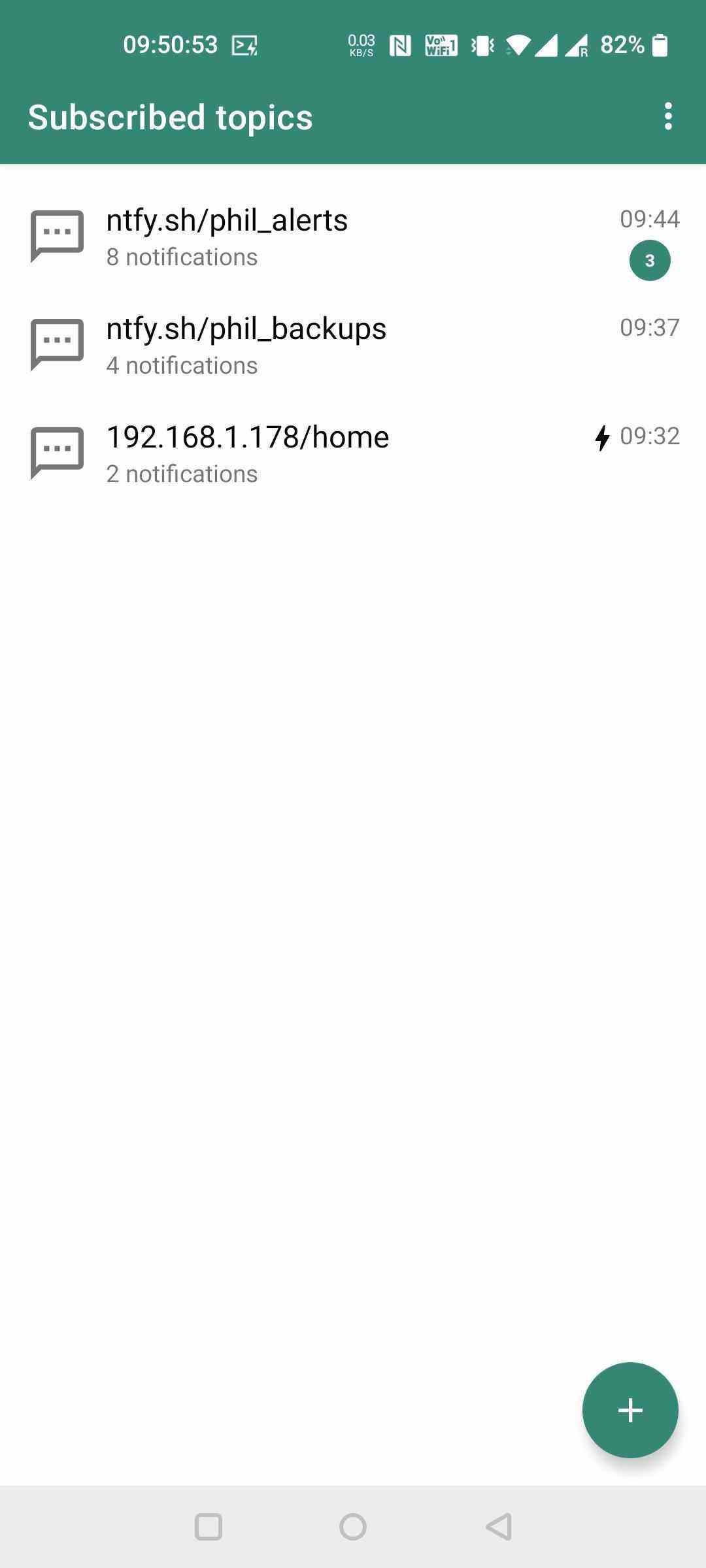 ntfy screenshot