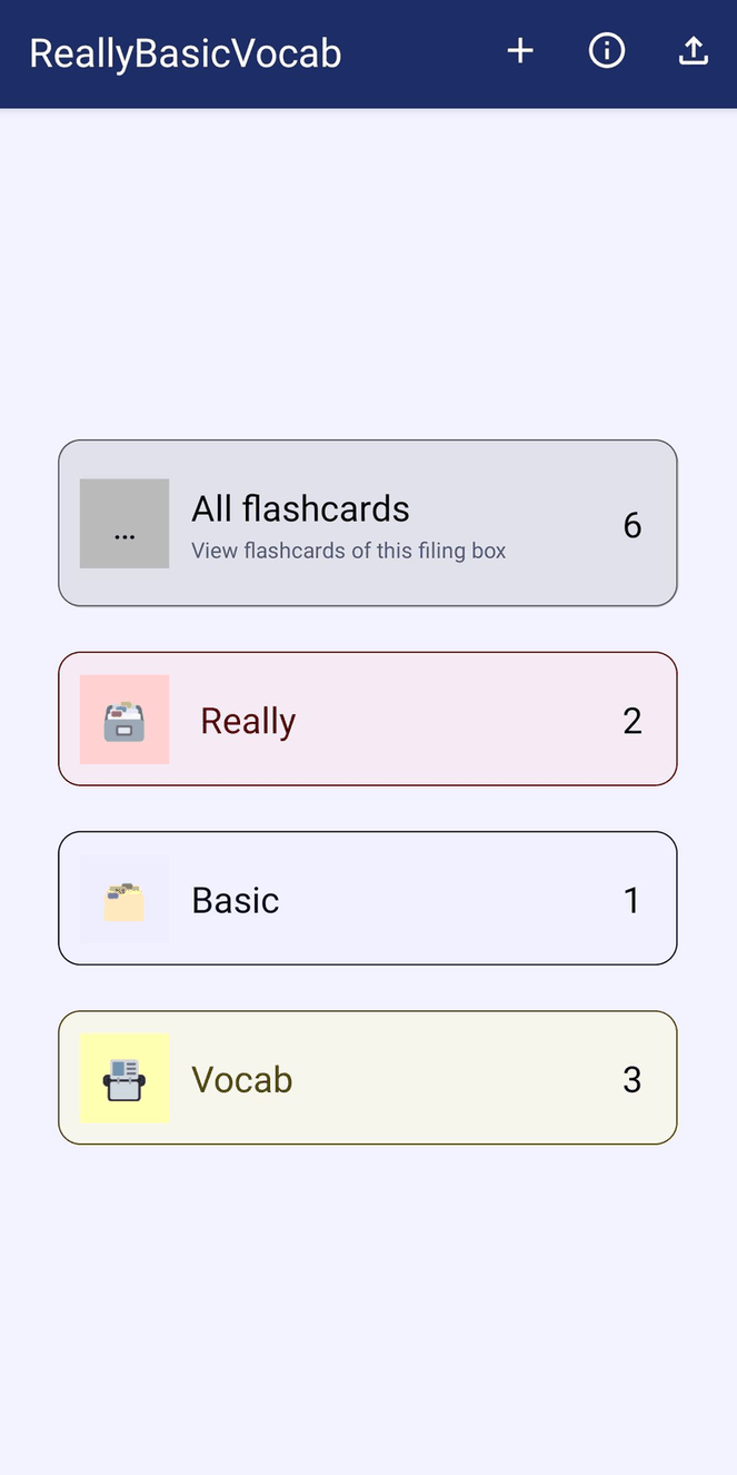 Really Basic Vocab screenshot