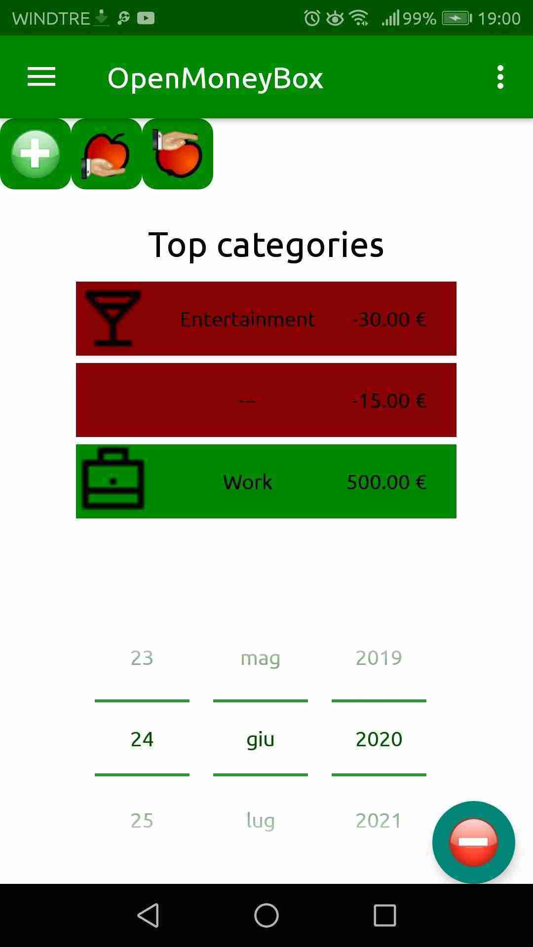 OpenMoneyBox screenshot