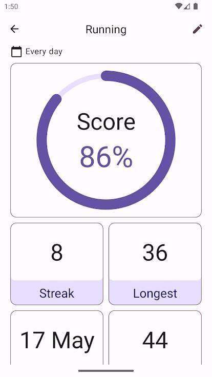 Habits screenshot