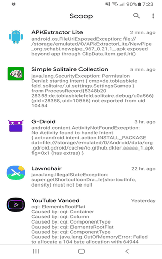 Scoop screenshot