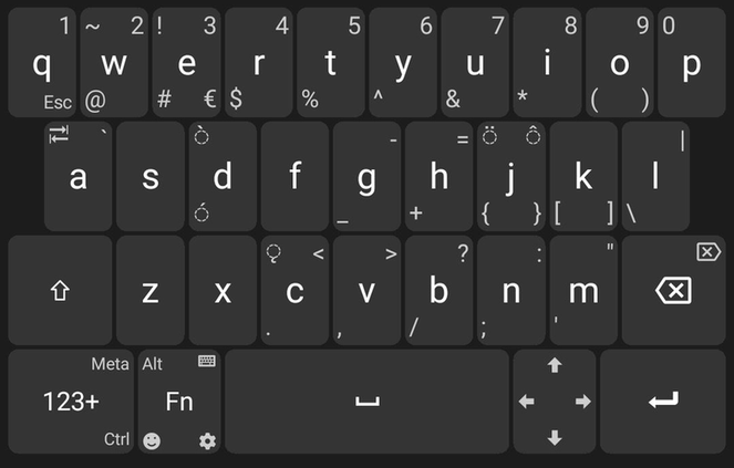 Unexpected Keyboard screenshot