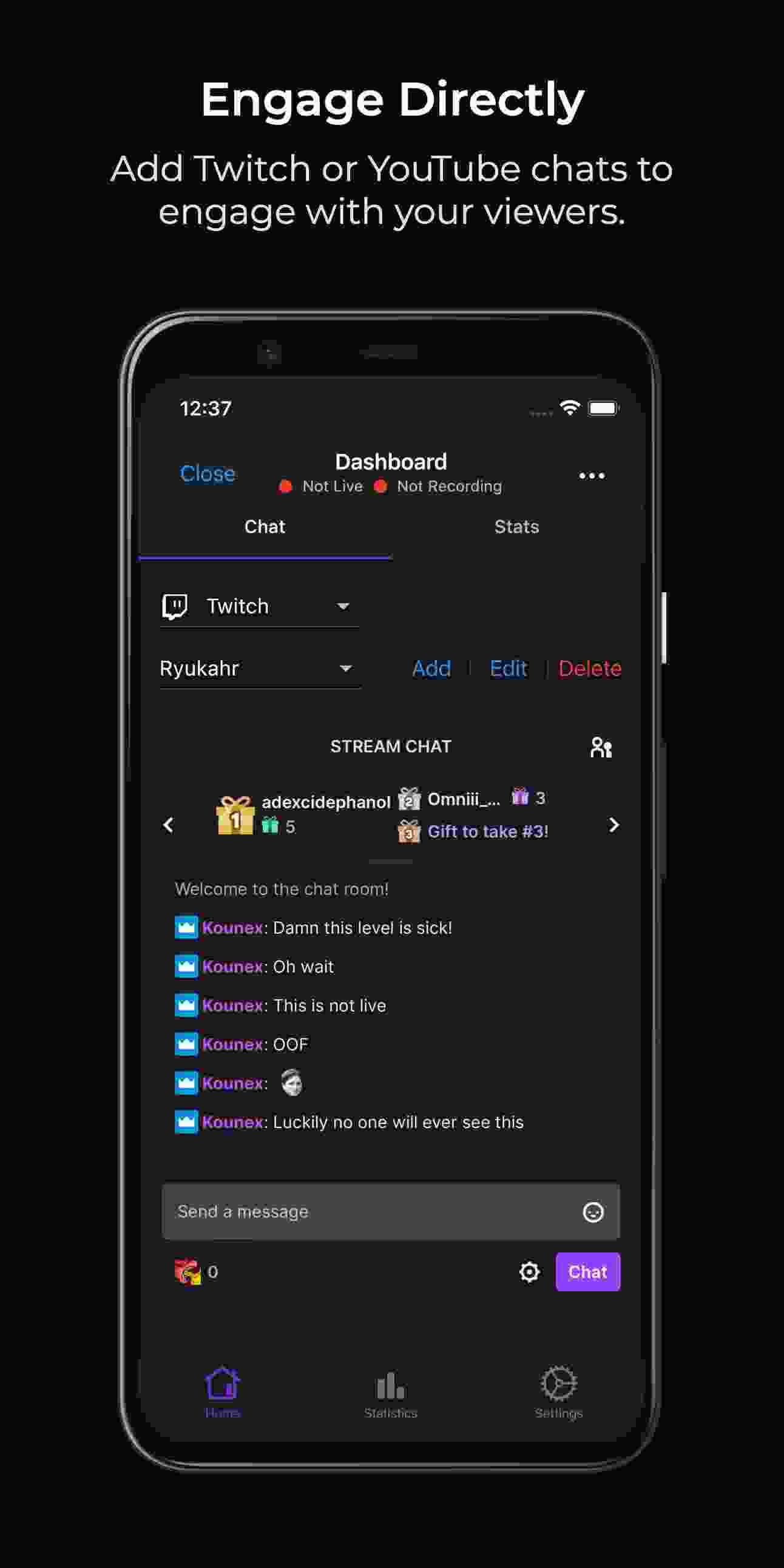 OBS Blade screenshot