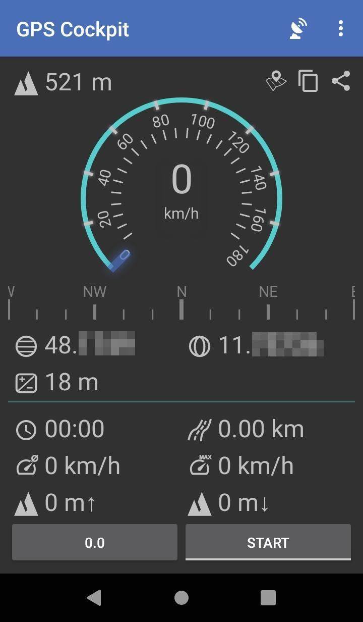 GPS Cockpit screenshot