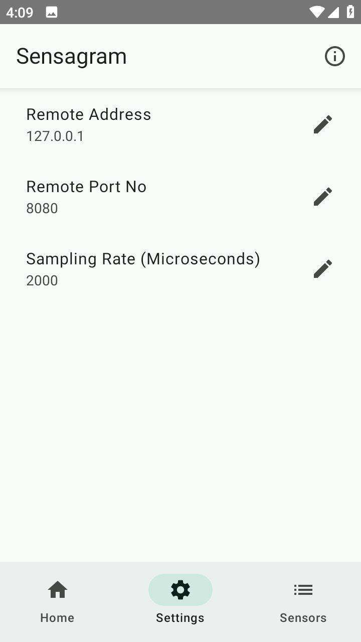Sensa Gram screenshot