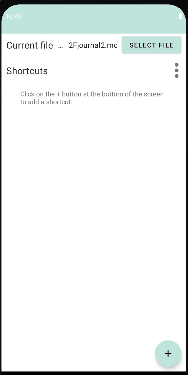 DailyLog screenshot