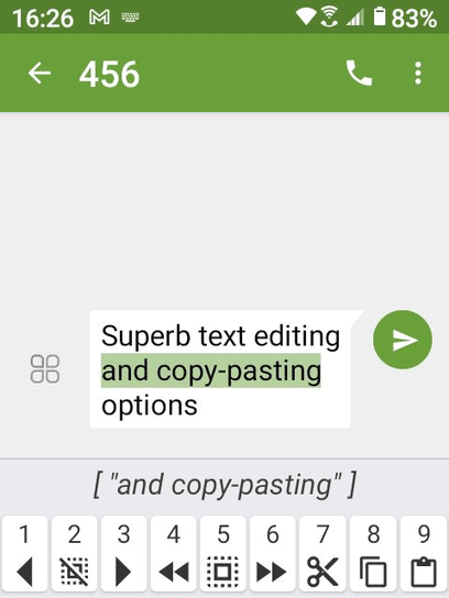 Traditional T9 screenshot