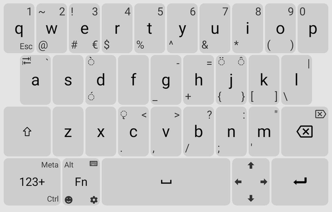 Unexpected Keyboard screenshot