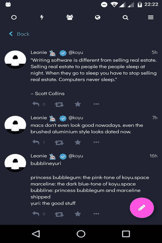 koyu.space screenshot