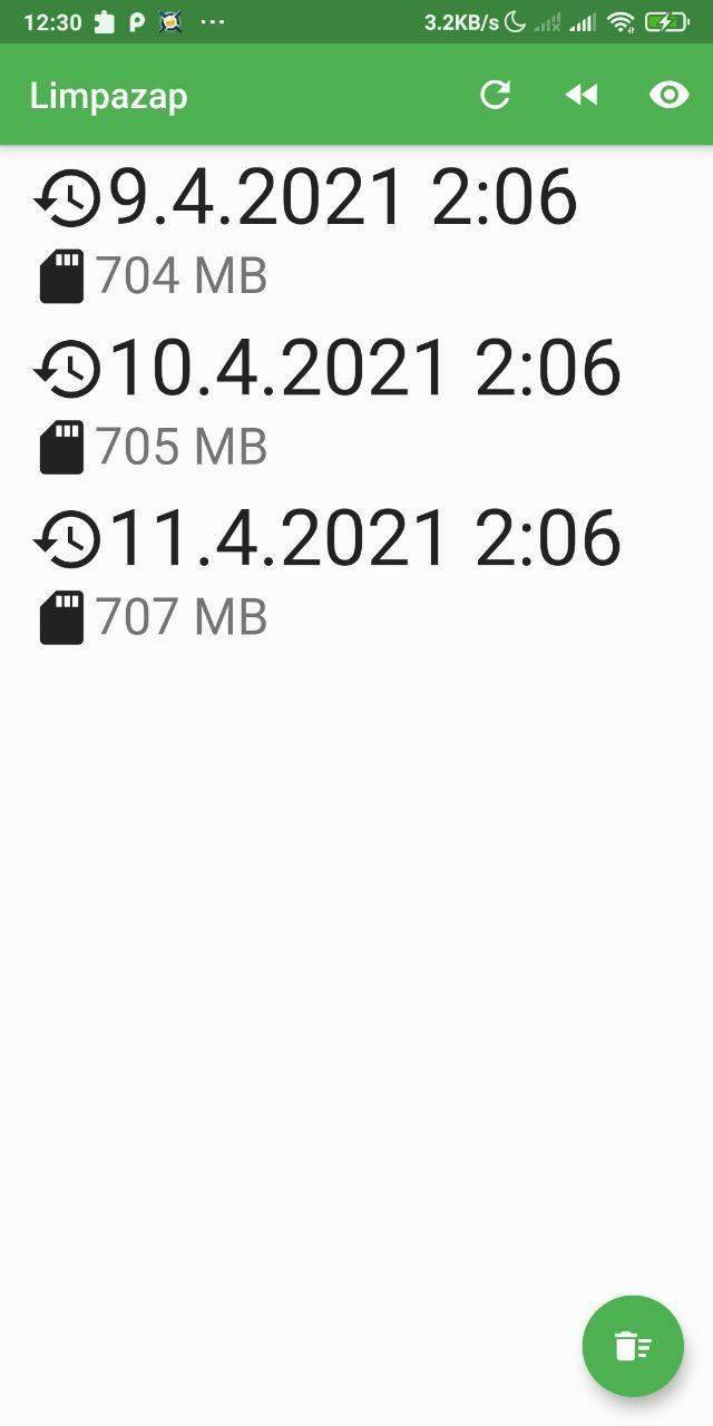 Limpazap screenshot