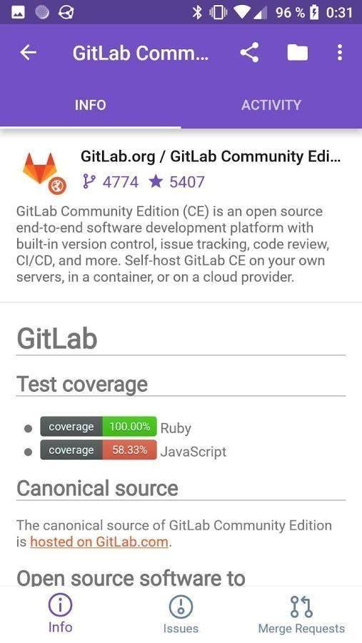 GitFox screenshot