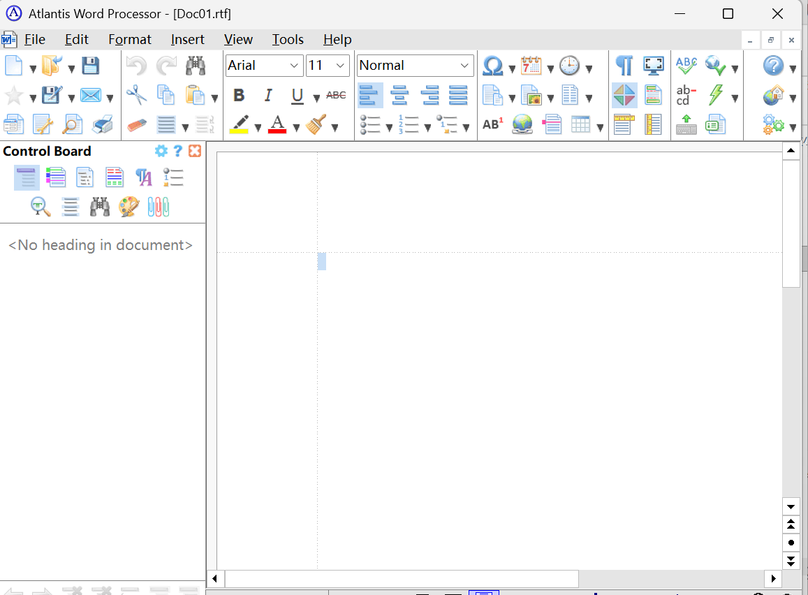 Atlantis Word Processor screenshot