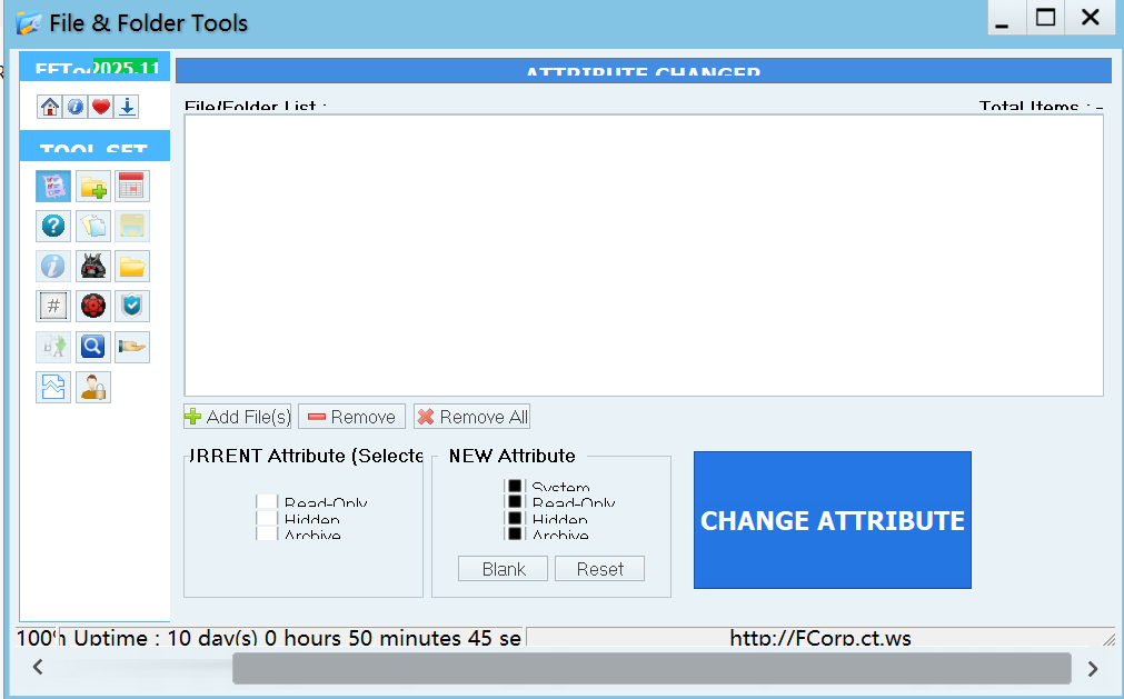 File & Folder Tools screenshot