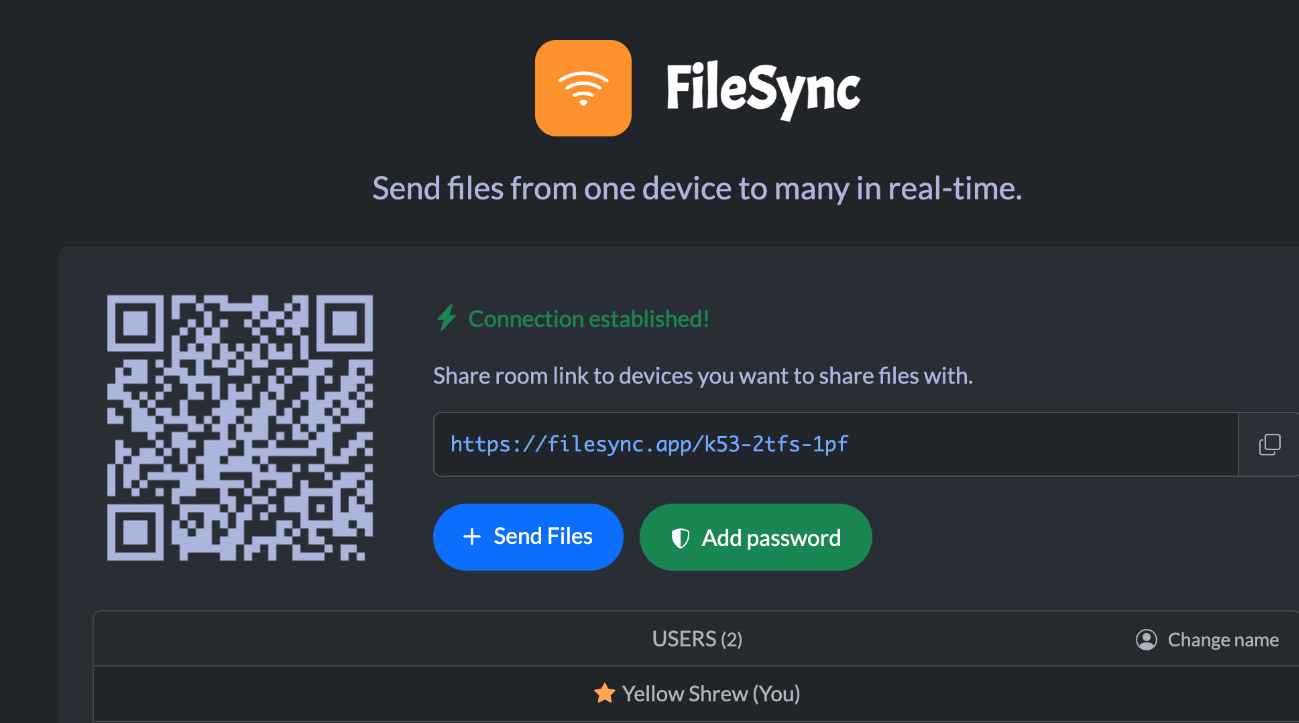 CrossDevice Sync screenshot