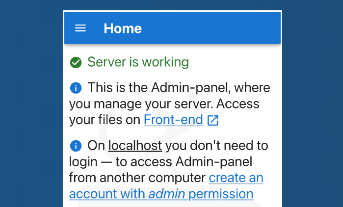 HFS screenshot