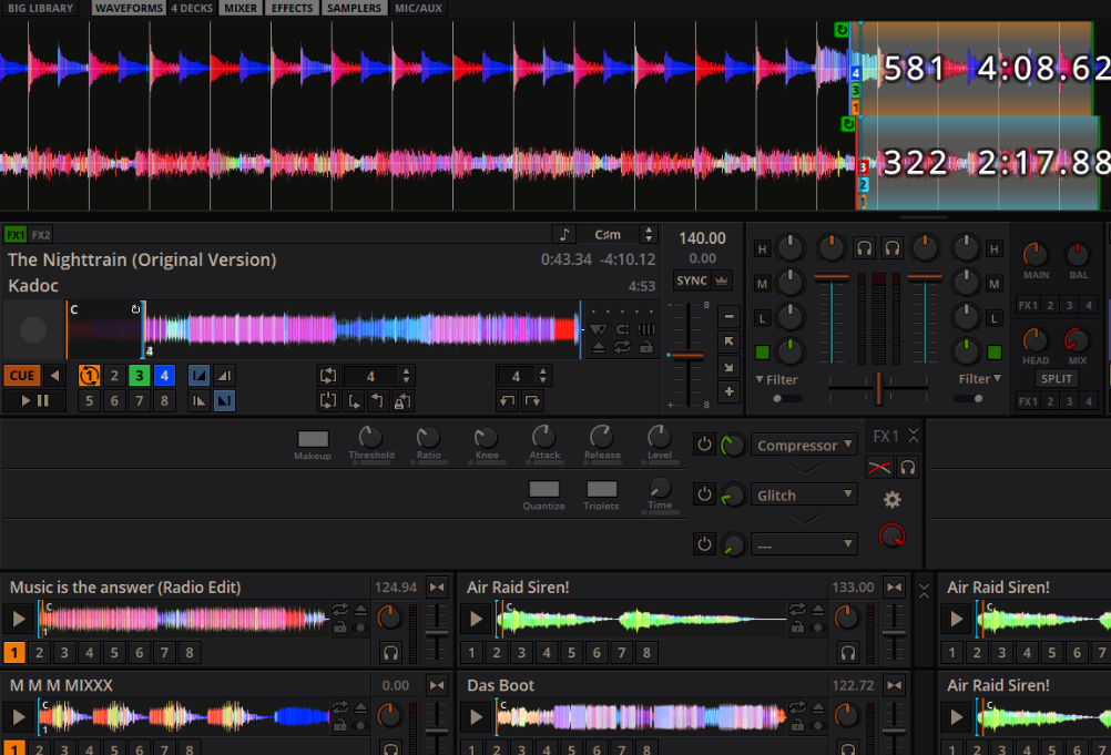 Mixxx screenshot