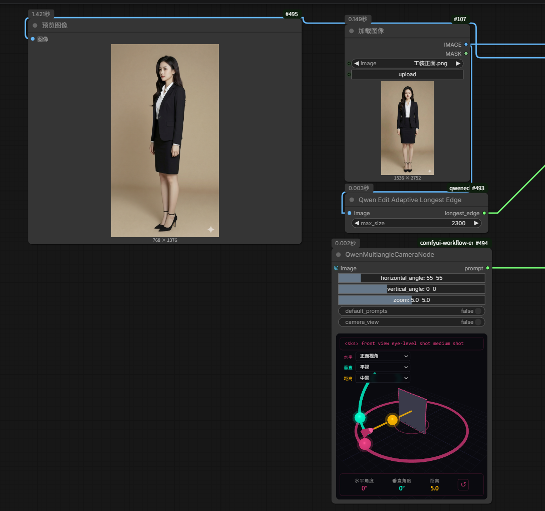 Pics Visual Angle Shift Editing Workflow screenshot