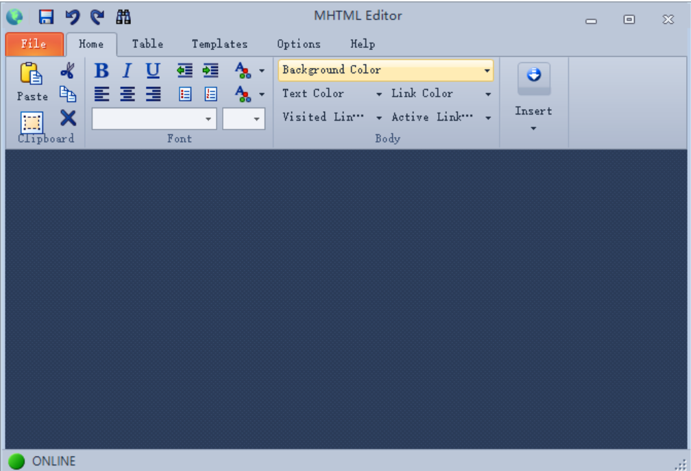 MHTML Editor .NET screenshot