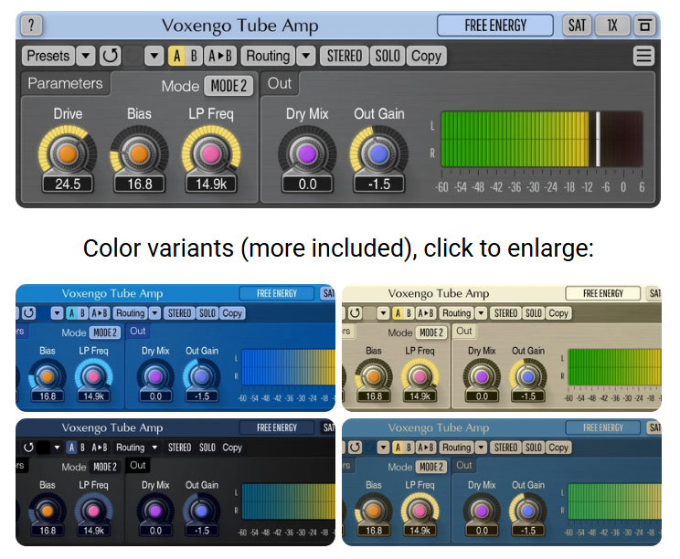 Voxengo Tube Amp screenshot
