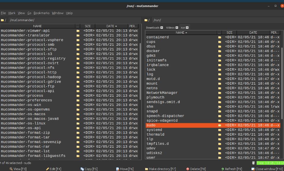muCommander screenshot