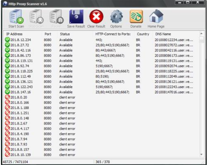 Proxy Scan Pro screenshot