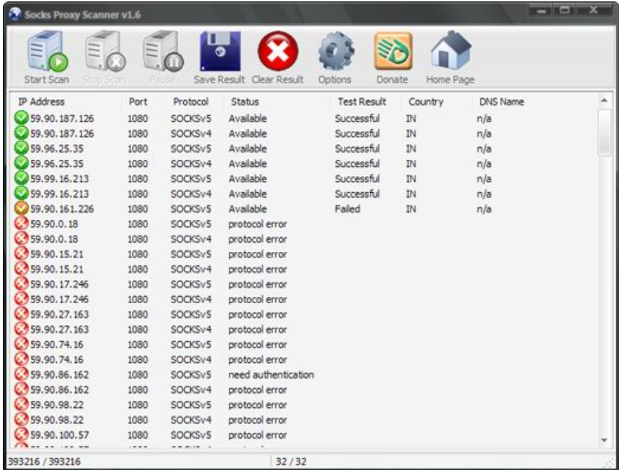 Proxy Hunter Pro screenshot
