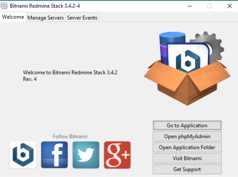 BitNami Redmine Stack screenshot