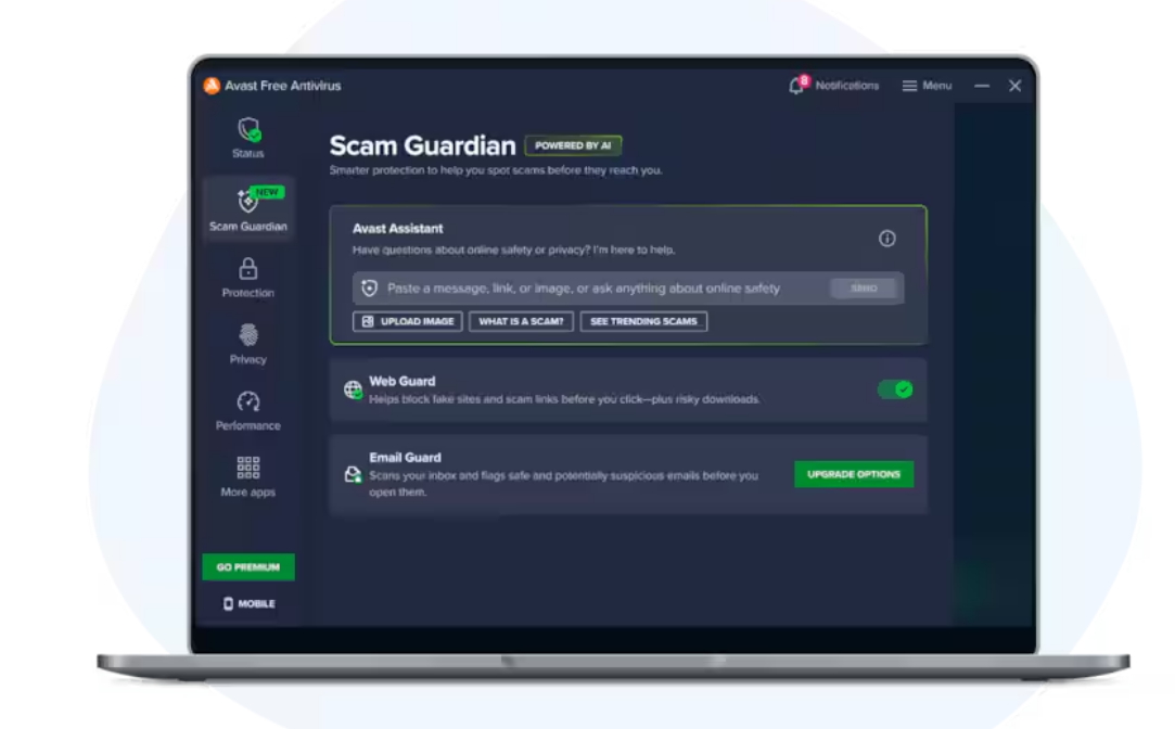 Avast Free Antivirus screenshot