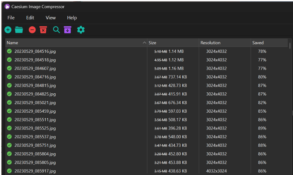 PixelSqueeze screenshot