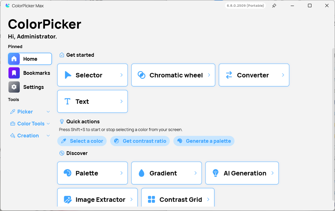 HueGrab screenshot