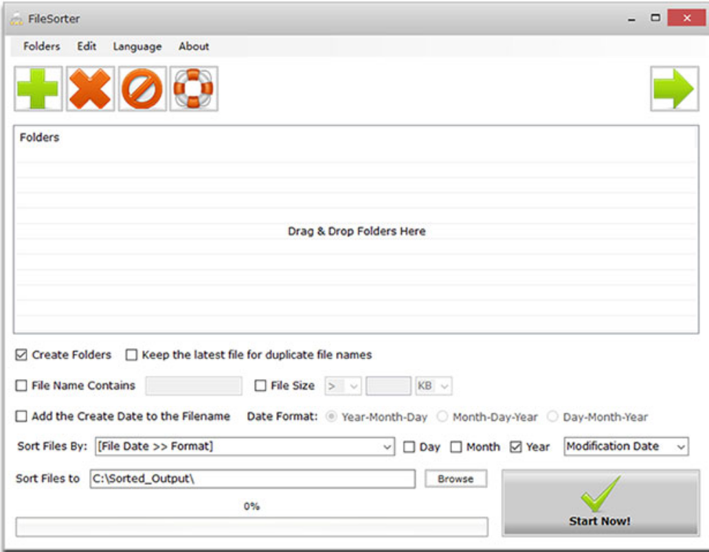 FileSorter screenshot