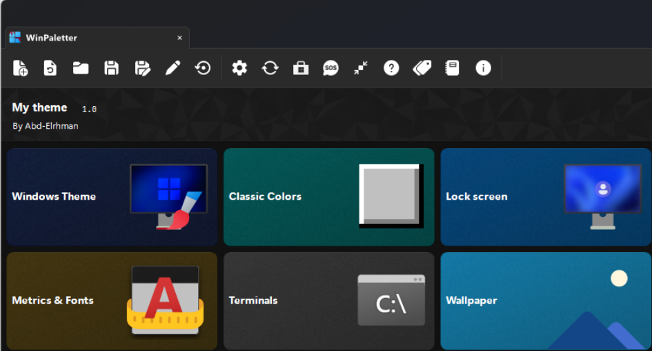 WinPaletter screenshot