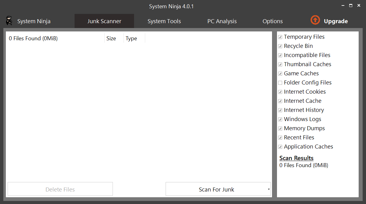 System Ninja screenshot