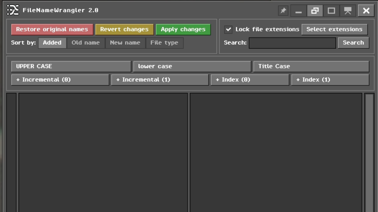 FileNameWrangler screenshot
