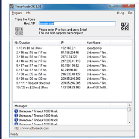 TraceRouteOK screenshot