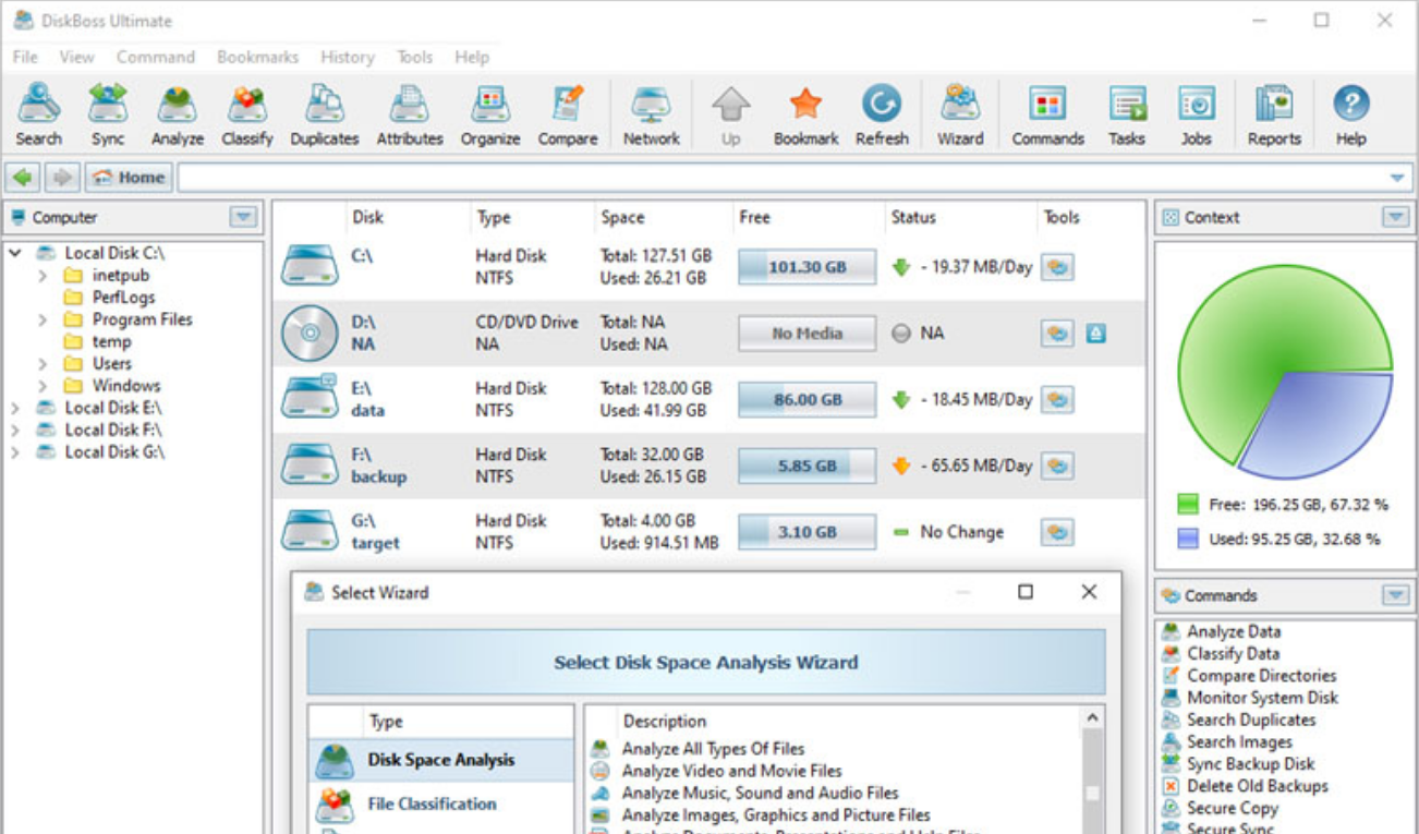DiskBoss screenshot