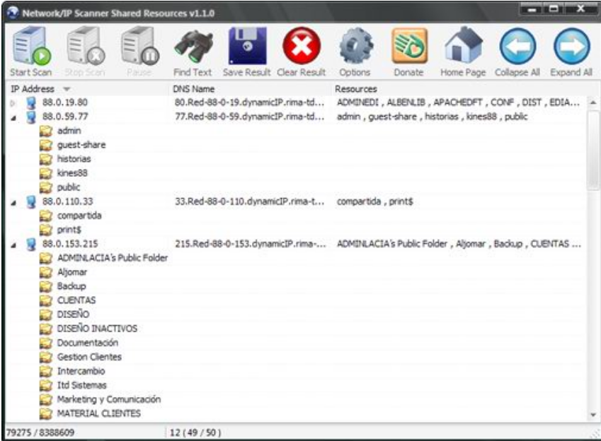 SMB Resource Locator screenshot
