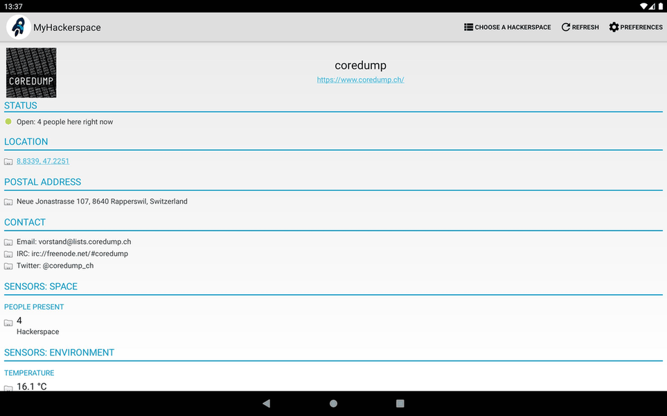 MyHackerspace (New) screenshot