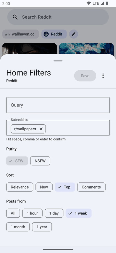 WallFlow Plus screenshot