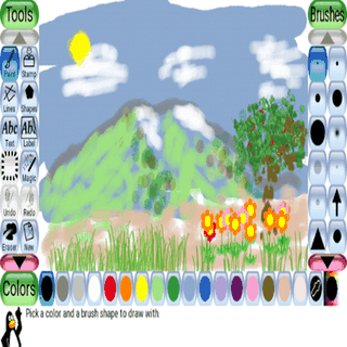 Tux Paint screenshot