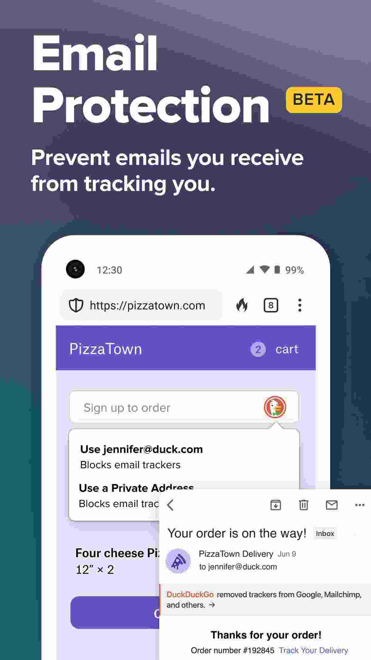 DuckDuckGo Privacy Browser screenshot