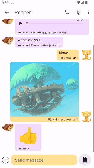 Cheogram screenshot