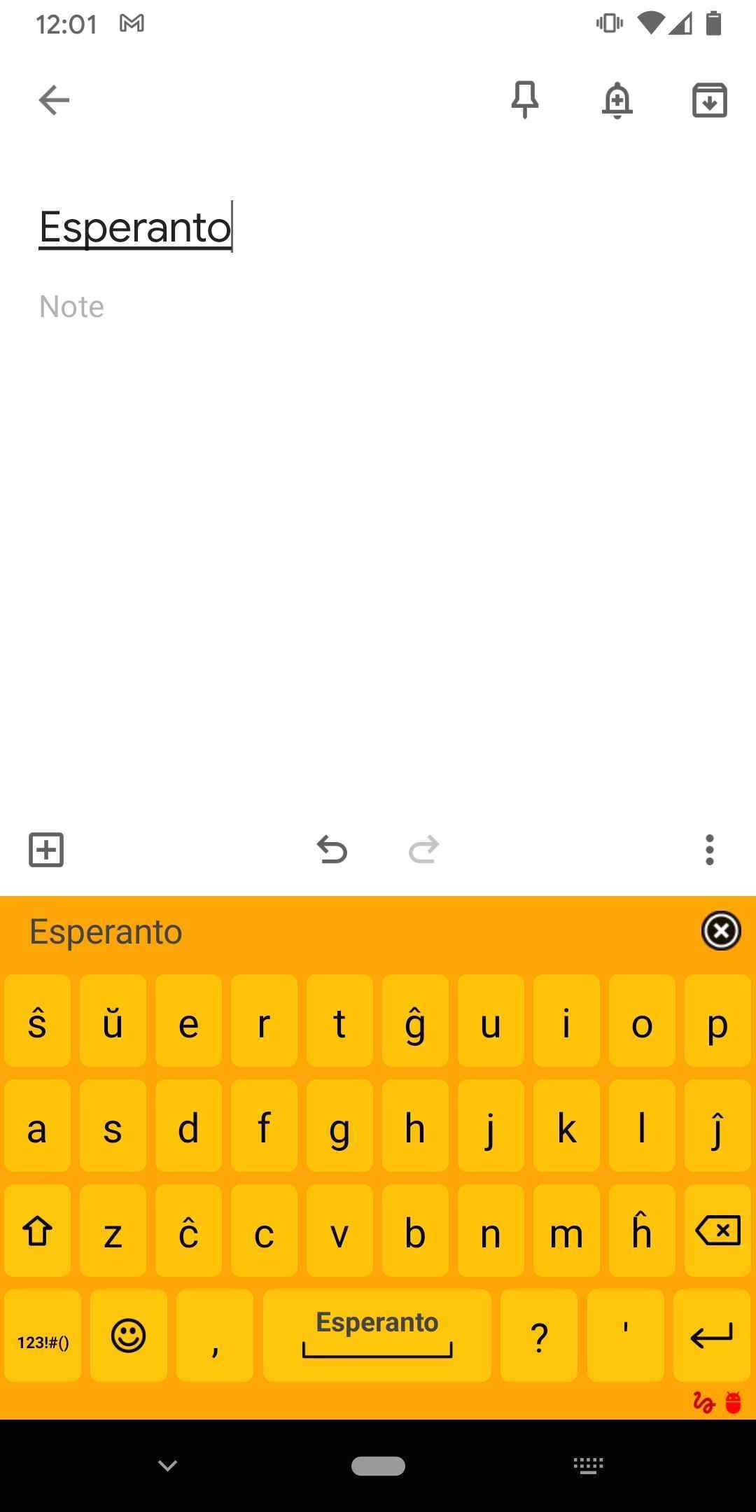 Danish for AnySoftKeyboard screenshot