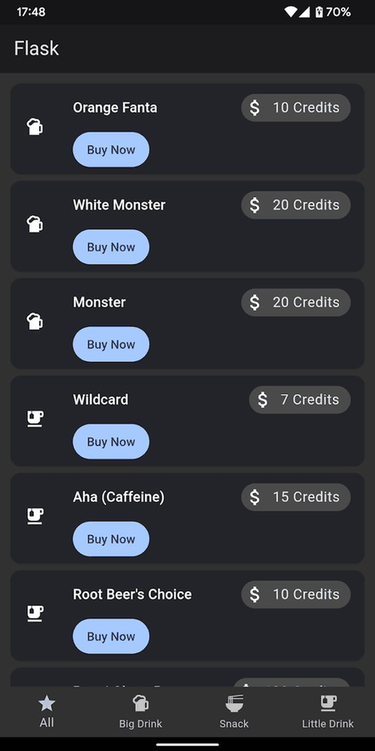 Flask screenshot